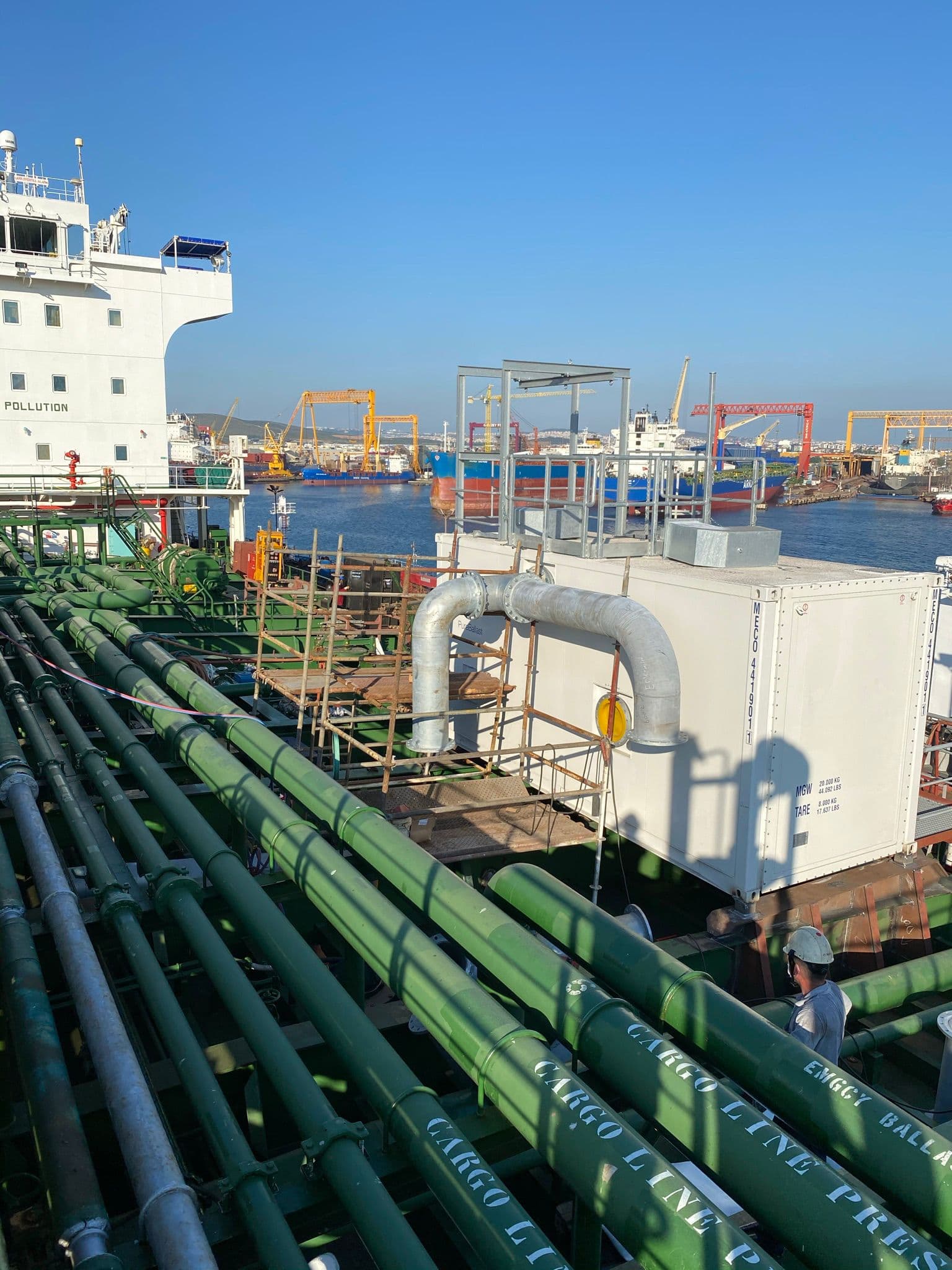 BWTS DECK HOUSE BORU MONTAJ