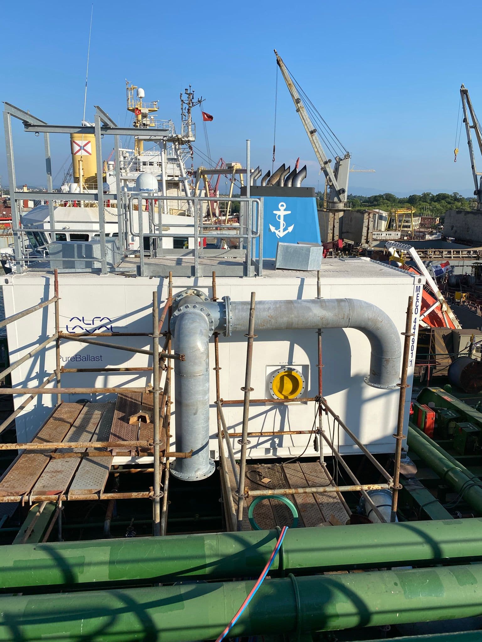 BWTS DECK HOUSE BORU MONTAJ2