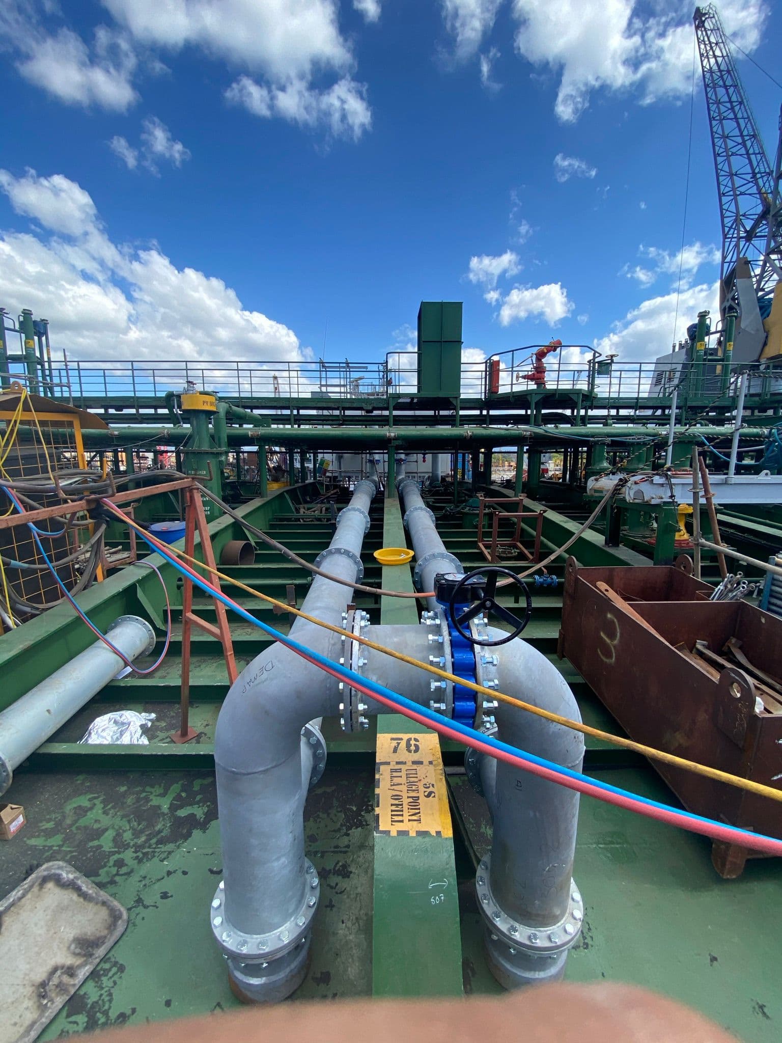 BWTS DECK HOUSE BORU MONTAJ3