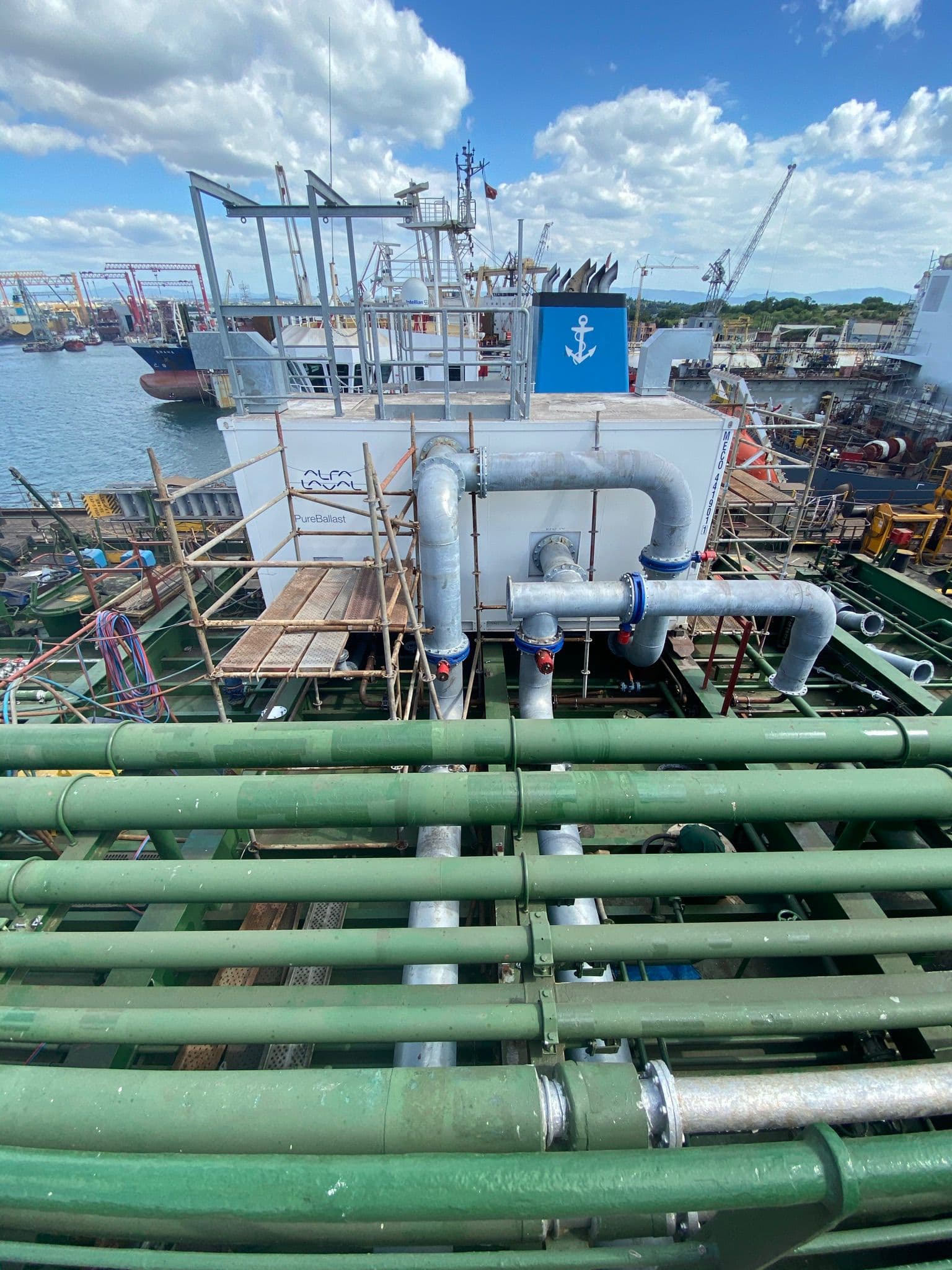 BWTS DECK HOUSE BORU MONTAJ4